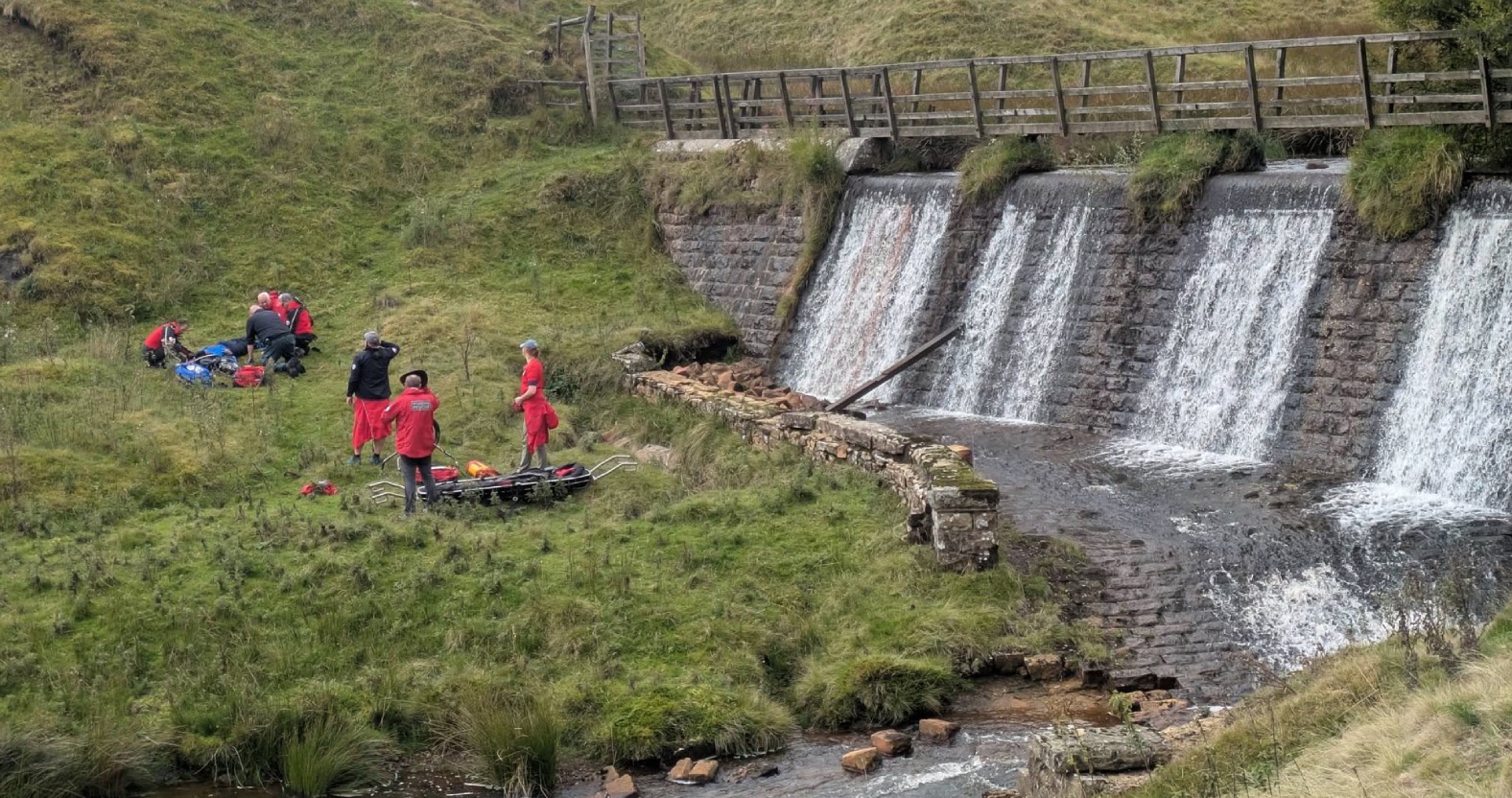 Lone walker rescued after fall at Angram Reservoir